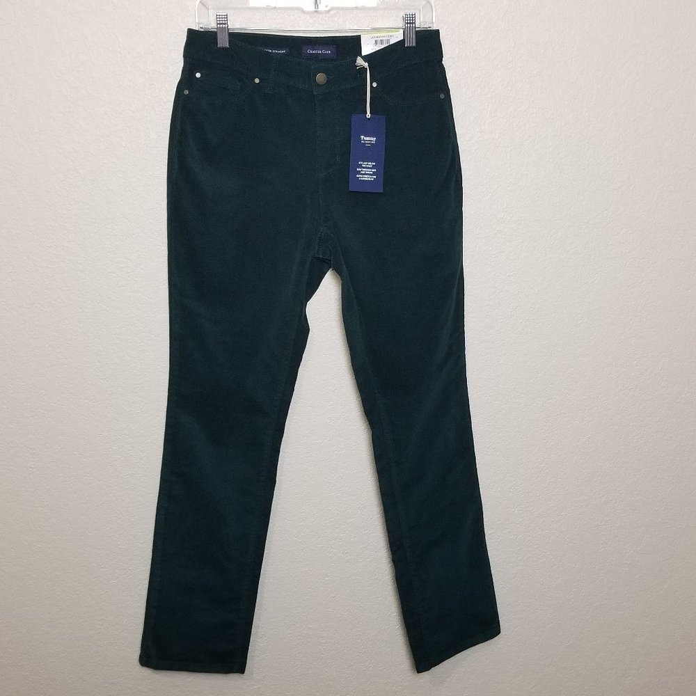 Charter Club Lexington Straight Leg Corduroy Jeans